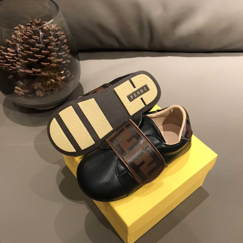 F**di kids ff logo shoes black