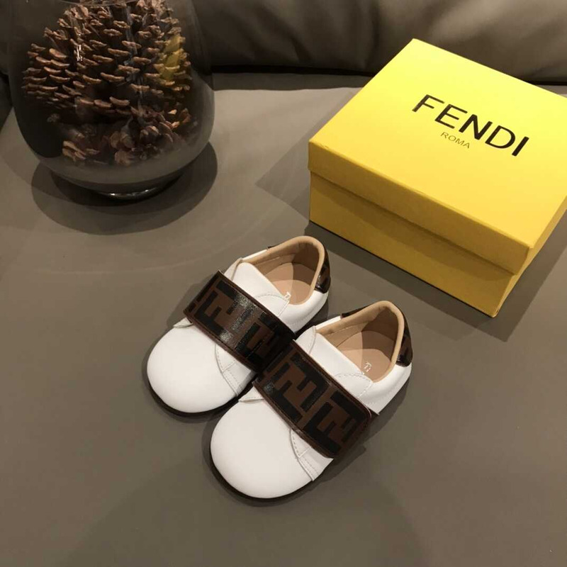 F**di  kids ff logo shoes white