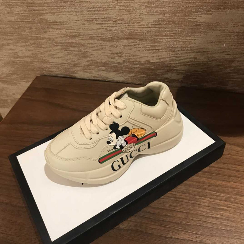 G*u*i  logo x disney kids  sneakers