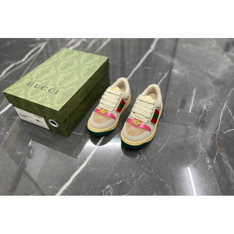 G*u*i kids gg sneakers beige