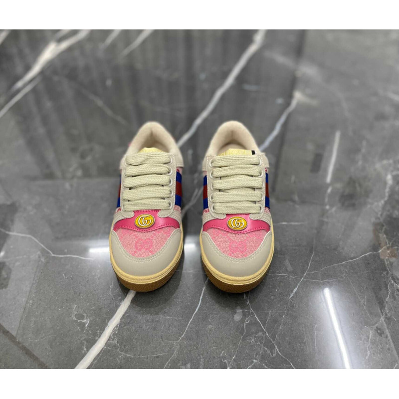 G*u*i kids gg sneakers pink