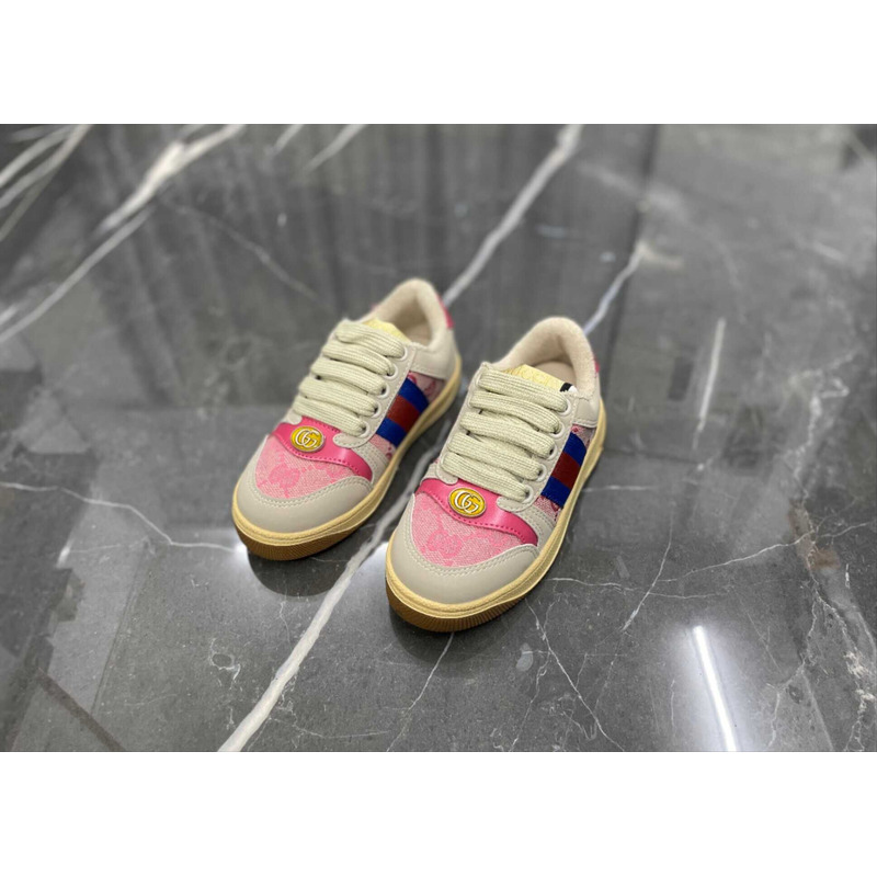 G*u*i kids gg sneakers pink