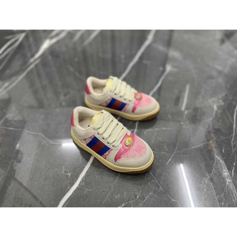 G*u*i kids gg sneakers pink