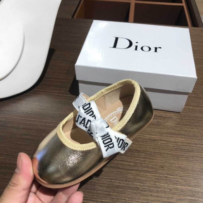 D*or kids miss b ballet flat gold