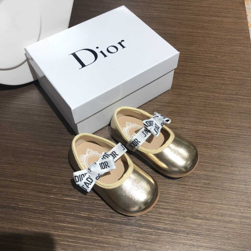 D*or kids miss b ballet flat gold