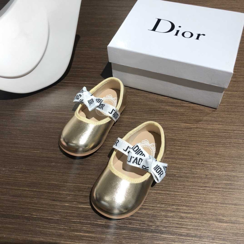 D*or kids miss b ballet flat gold