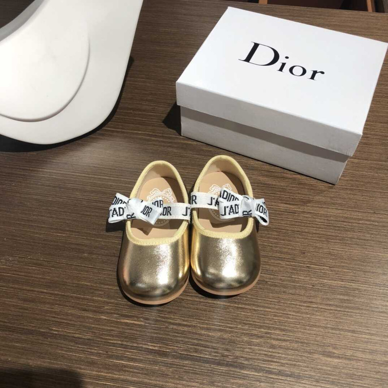 D*or kids miss b ballet flat gold