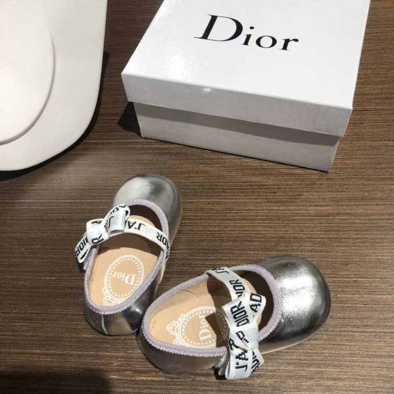 D*or kids miss b ballet flat silver