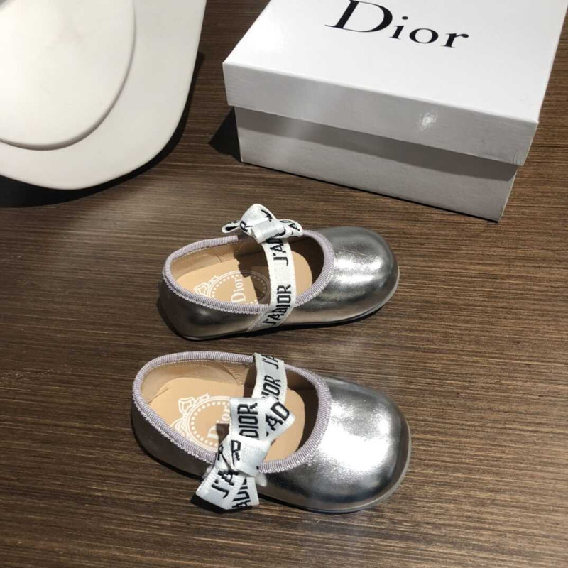 D*or kids miss b ballet flat silver