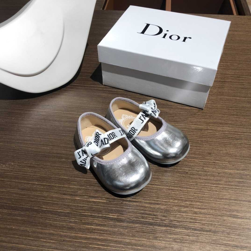 D*or kids miss b ballet flat silver