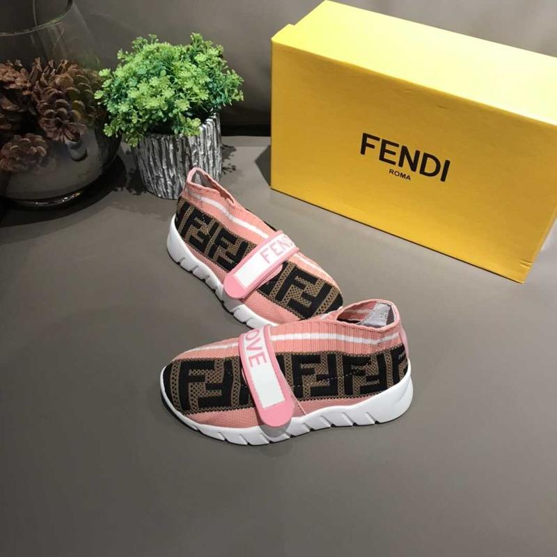 F**di kids forever rockoko sneakers pink