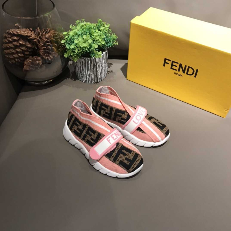 F**di kids forever rockoko sneakers pink