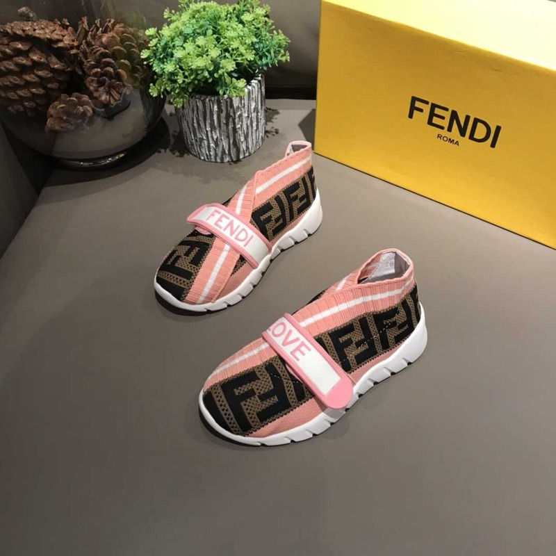 F**di kids forever rockoko sneakers pink