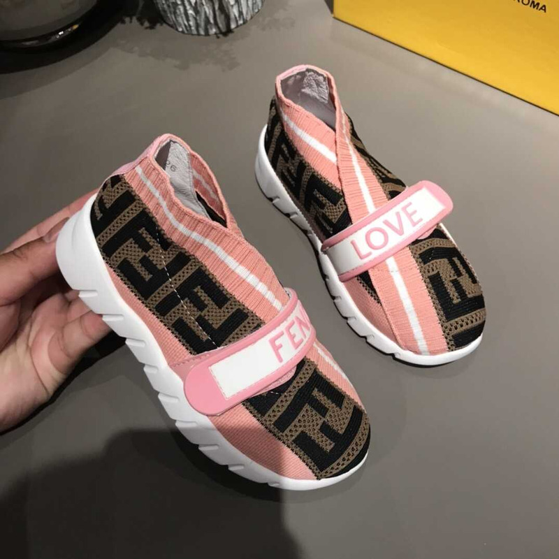 F**di kids forever rockoko sneakers pink