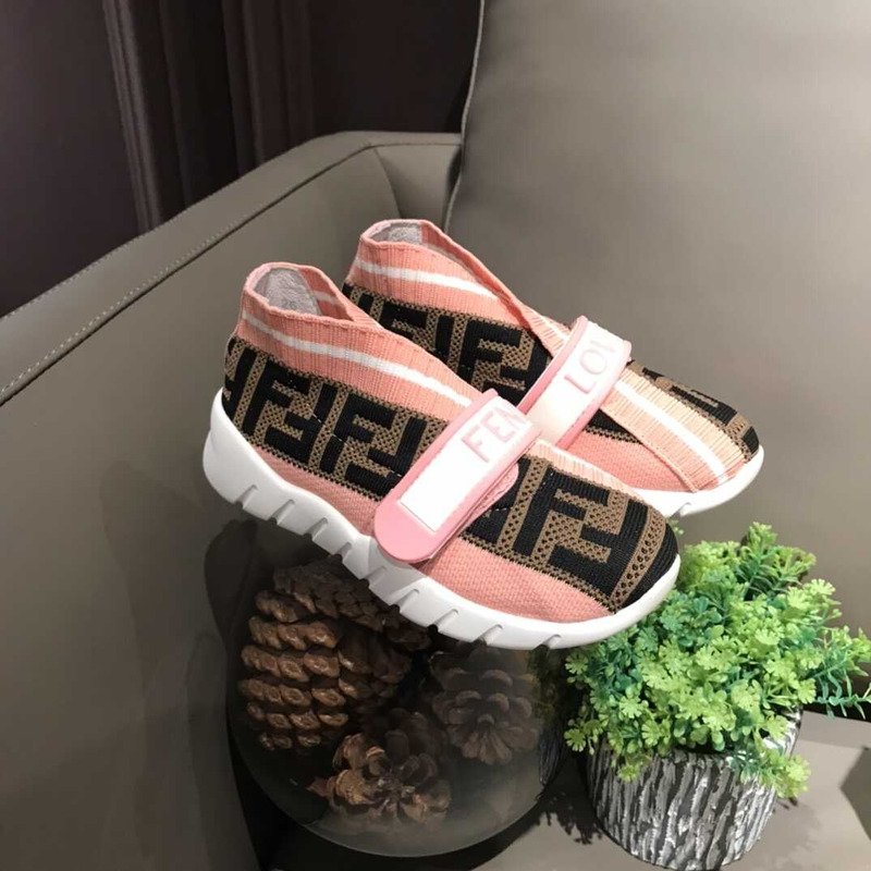 F**di kids forever rockoko sneakers pink