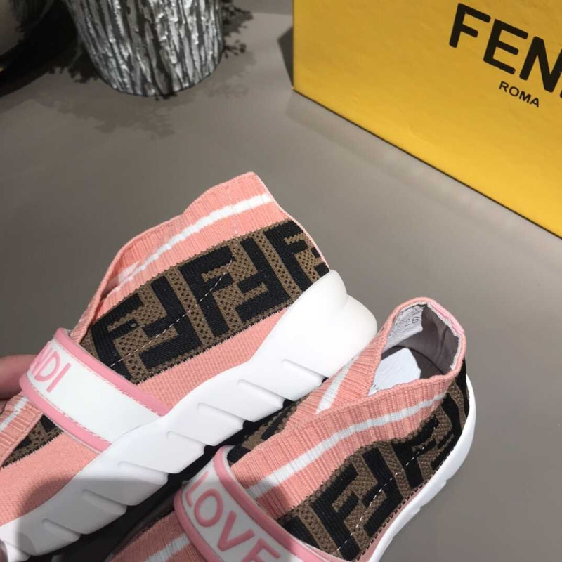 F**di kids forever rockoko sneakers pink