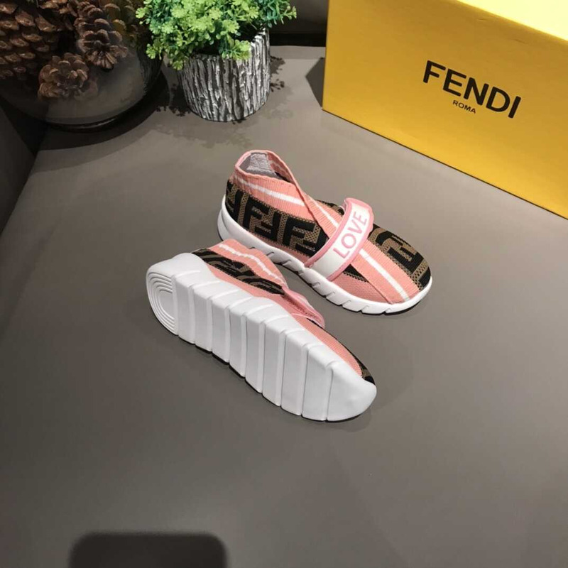 F**di kids forever rockoko sneakers pink