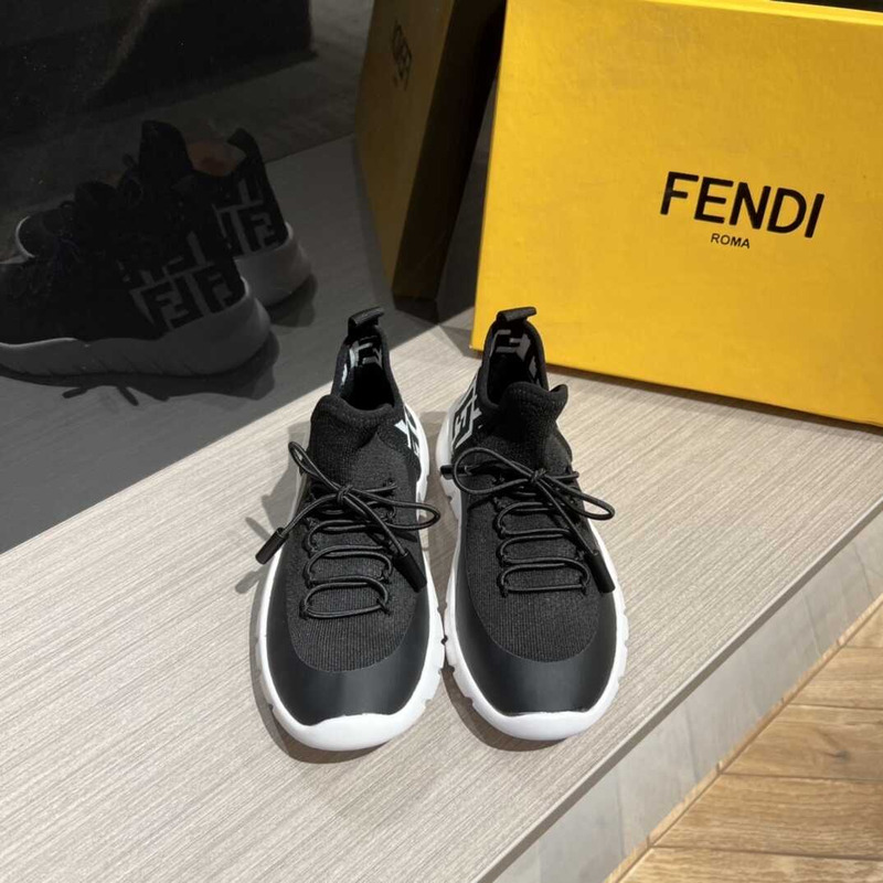 F**di kids forever rockoko black sneakers