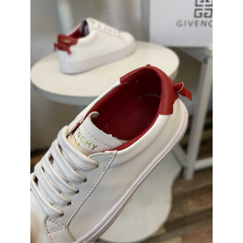 Givenchy Kids White&Red Sneakers