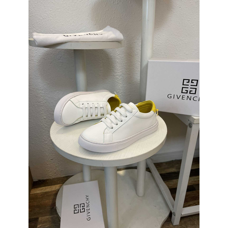 Givenchy Kids White&Yellow Sneakers