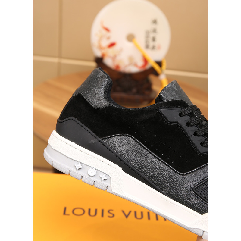 l**is V*t*n trainer grey black sneakers