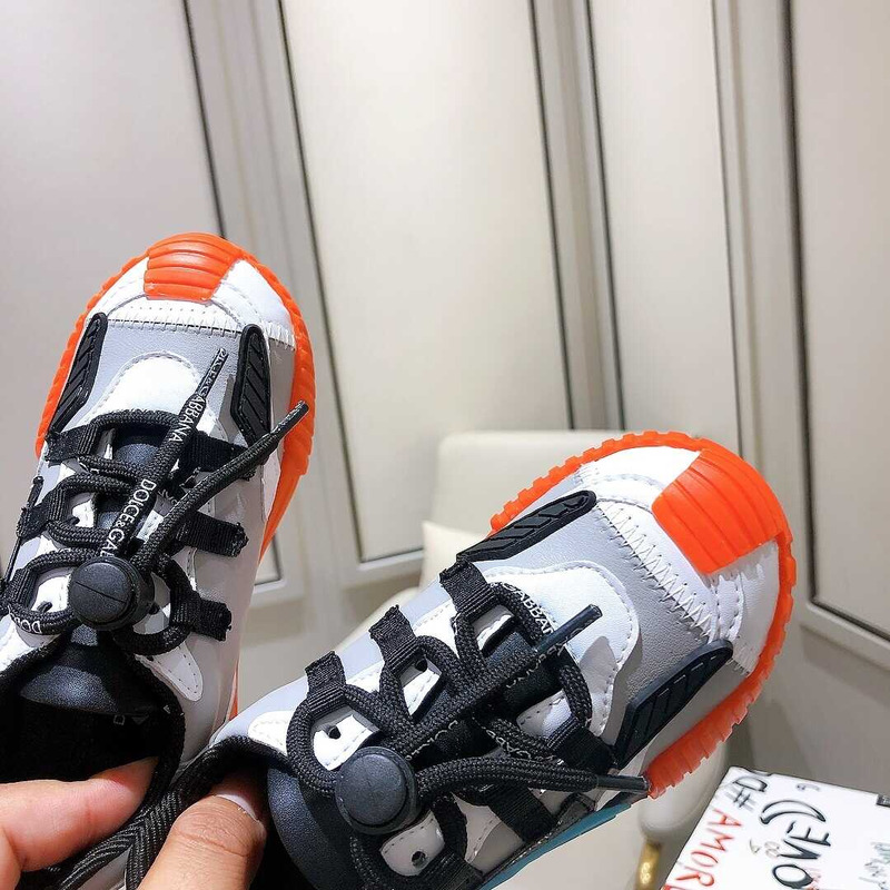 Dolce & Gabbana Kids Fall - Winter Sneakers Orange