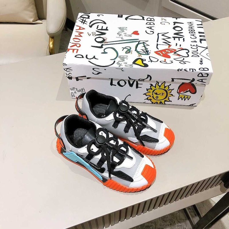 Dolce & Gabbana Kids Fall - Winter Sneakers Orange