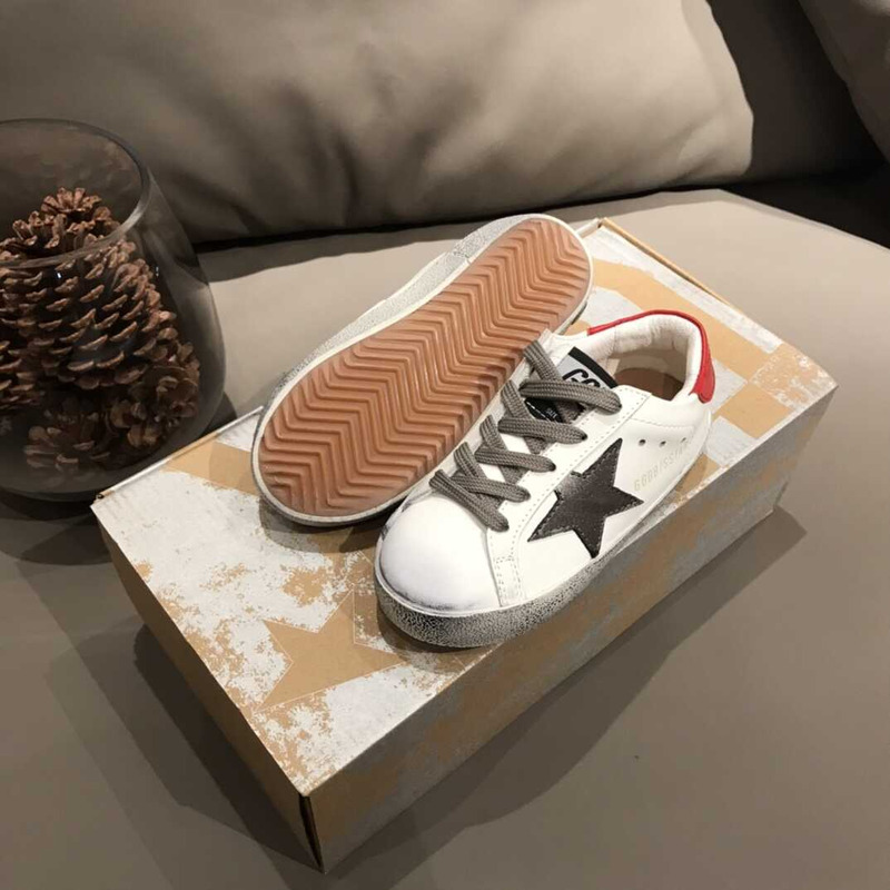 GGDB Kids Super-Star White&Grey Sneakers