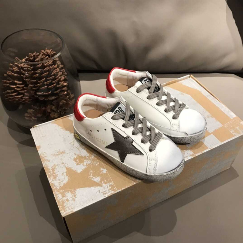 GGDB Kids Super-Star White&Grey Sneakers