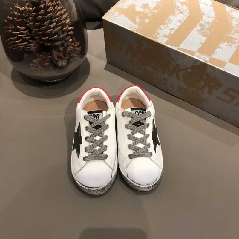 GGDB Kids Super-Star White&Grey Sneakers