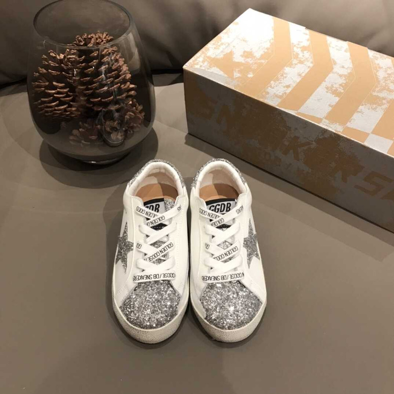 GGDB Kids Superstar Glitter Sneakers