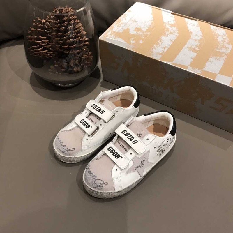 GGDB Kids  Super-Star White Sneakers