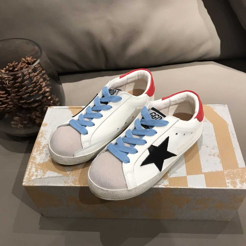 GGDB Kids Super-Star White&Black Sneakers