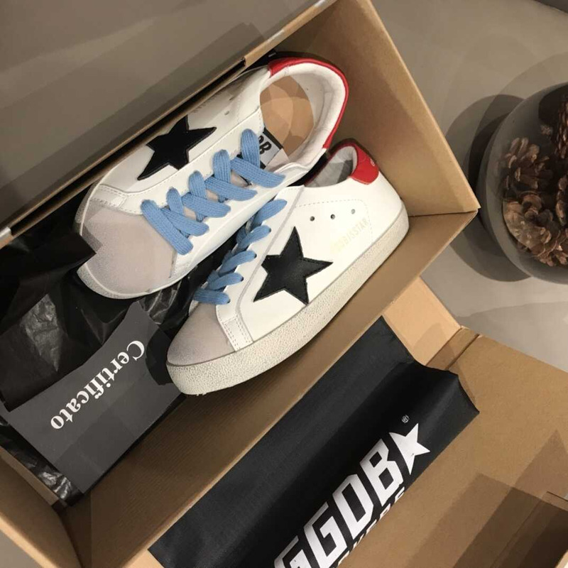 GGDB Kids Super-Star White&Black Sneakers