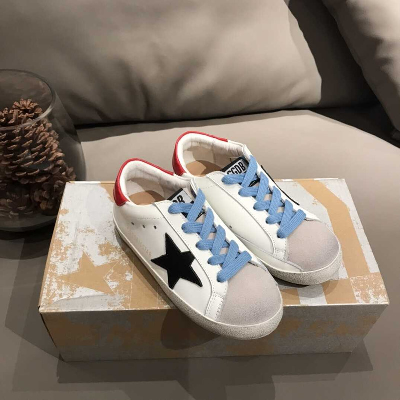 GGDB Kids Super-Star White&Black Sneakers