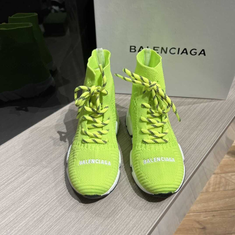 Ba*len*cia*ga kids speed 2.0 lace up light green