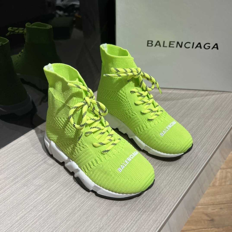 Ba*len*cia*ga kids speed 2.0 lace up light green