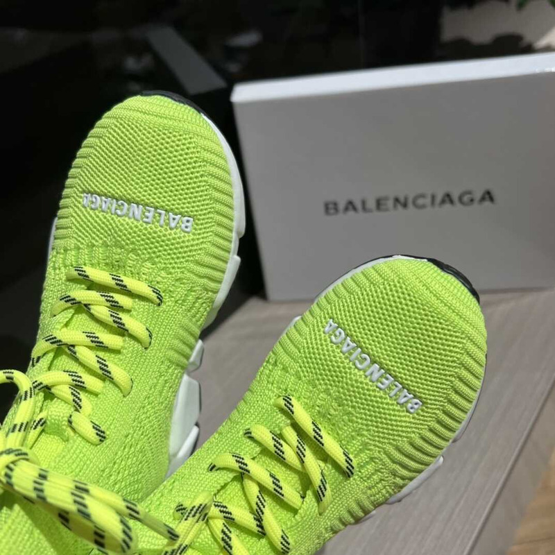 Ba*len*cia*ga kids speed 2.0 lace up light green