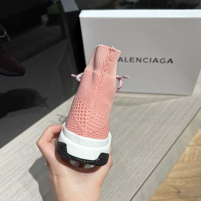 Ba*len*cia*ga kids speed 2.0 lace up pink