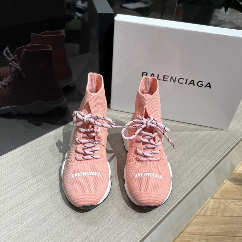 Ba*len*cia*ga kids speed 2.0 lace up pink