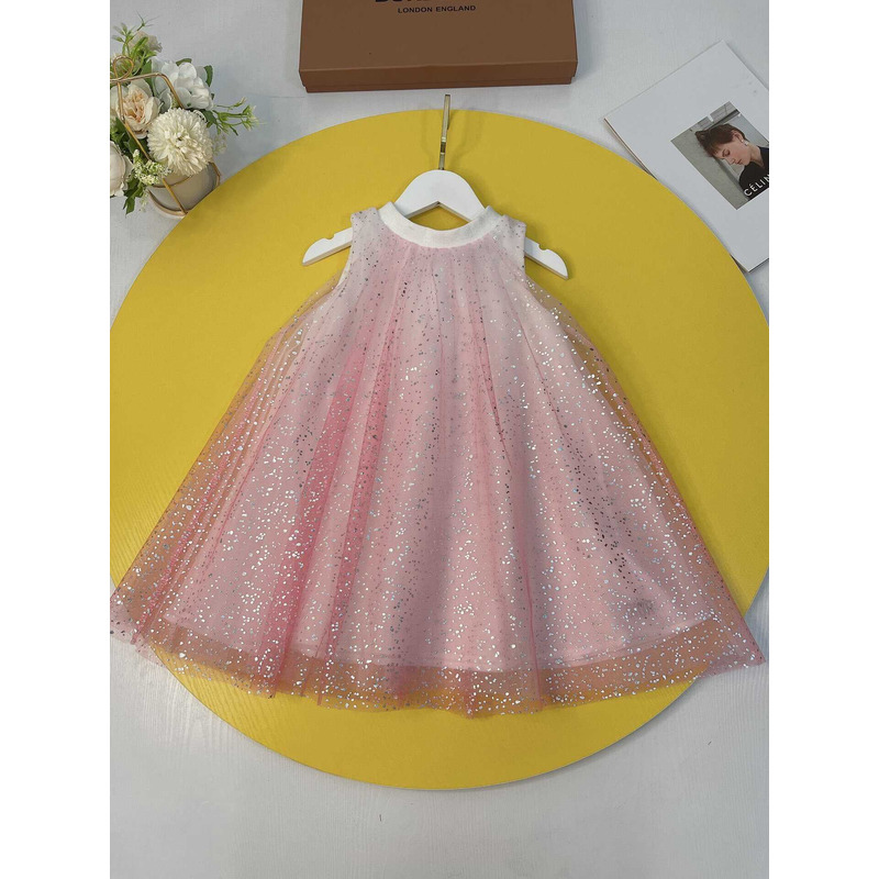 D*or kids  girls pleat dress pink