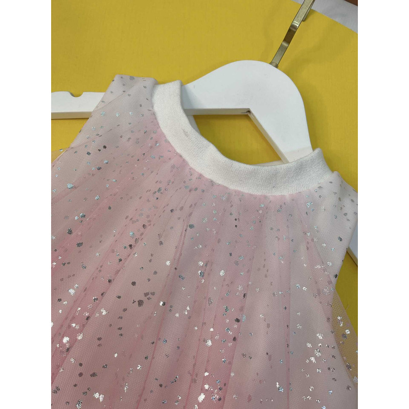 D*or kids  girls pleat dress pink