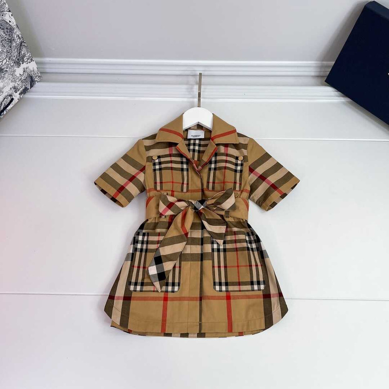 B**rry vintage check kids dress