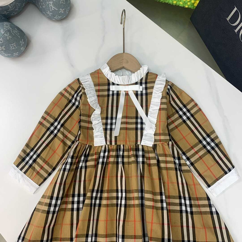 B**rry kids vintage check cotton dress