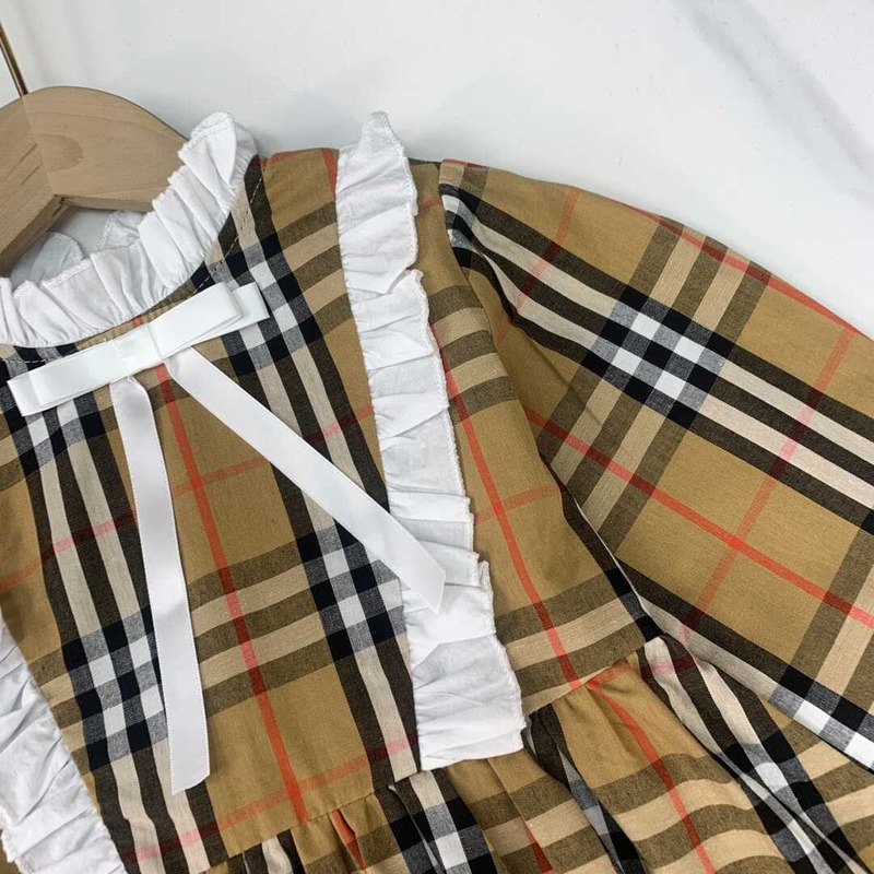 B**rry kids vintage check cotton dress