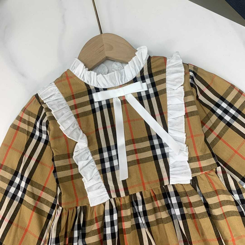 B**rry kids vintage check cotton dress