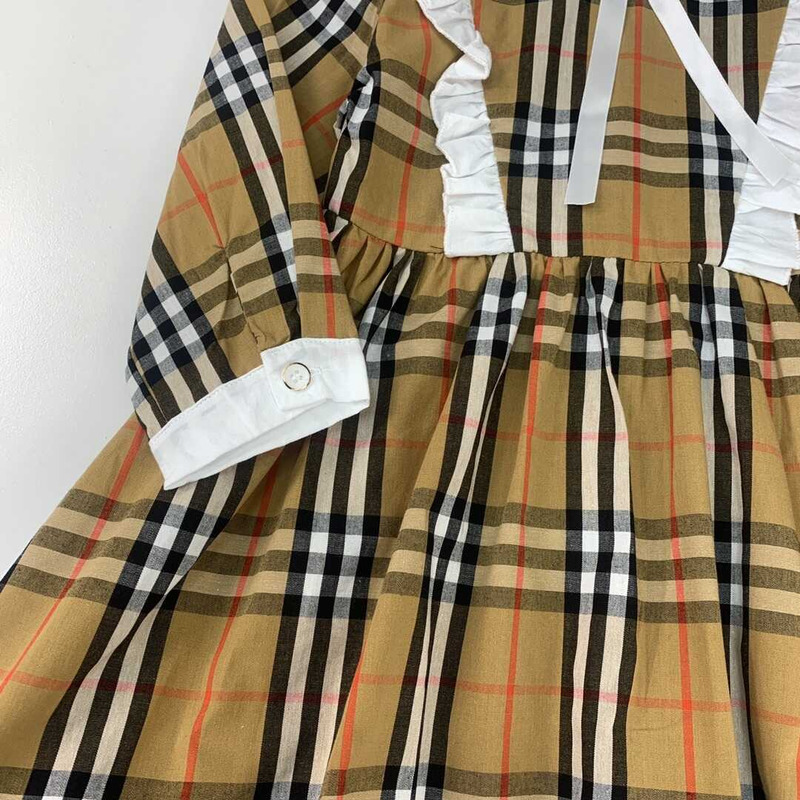 B**rry kids vintage check cotton dress