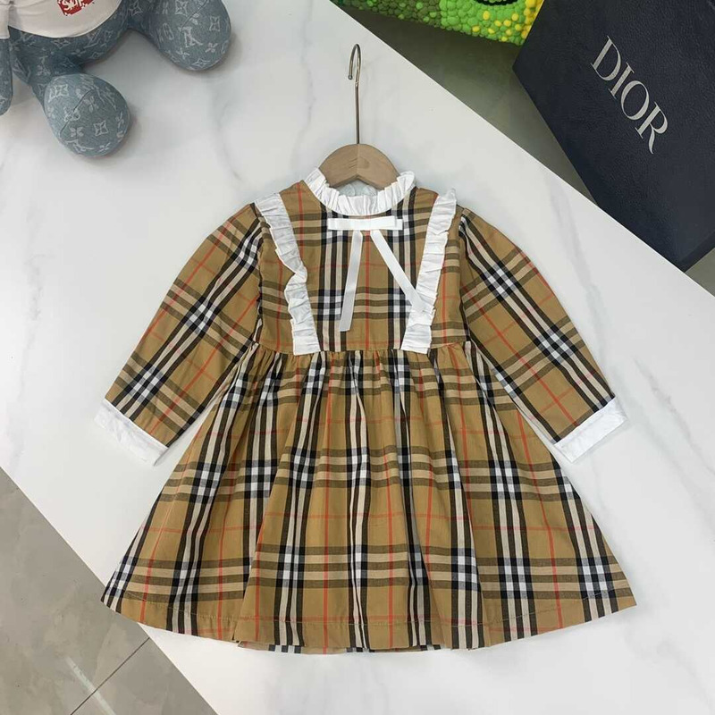 B**rry kids vintage check cotton dress