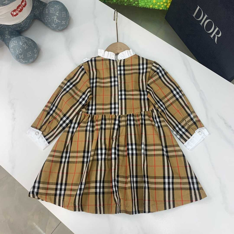 B**rry kids vintage check cotton dress