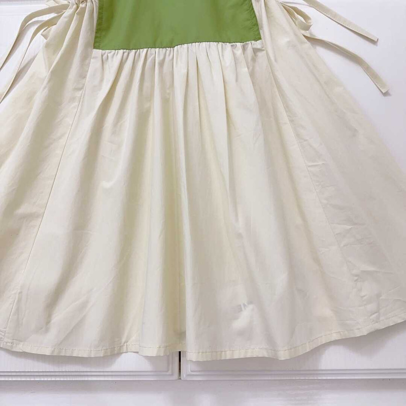 Ch*el kids dress green&beige